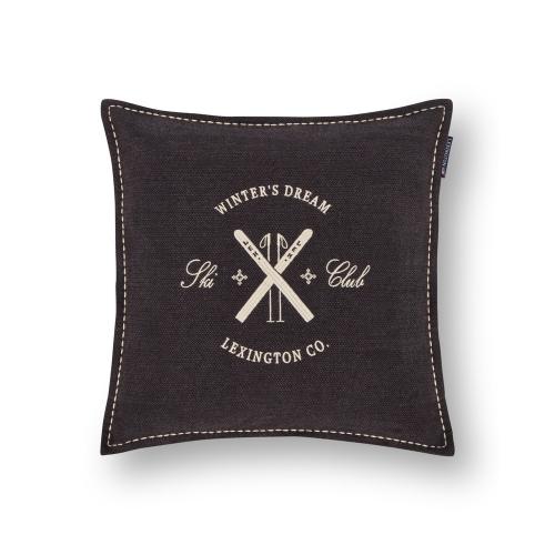 Lexington Kissenhülle, Lexington Ski Club, Lexington Tweed, Lexington Winter, Ski Club Kissen, Ski Deko, Kissenhülle Tweed, Tweed Kissenbezug, Kissenhülle Bio-Baumwolle, Organic Cotton Kissen, Winterkissen, Skihütte Deko, Chalet Deko, Hüttendeko,