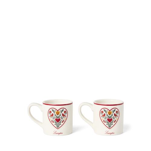 Lexington Mini Mug, Lexington Christmas Tree Becher, Lexington Weihnachten, Lexington Stoneware, Weihnachtsbecher, Weihnachtstasse, Tannenbaum Tasse, Mini Becher Steinzeug, Espressobecher Weihnachten, Espressotassen 2er Set