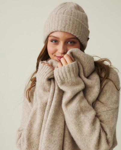 Lexington Michelle Yak Blend Beanie Beige