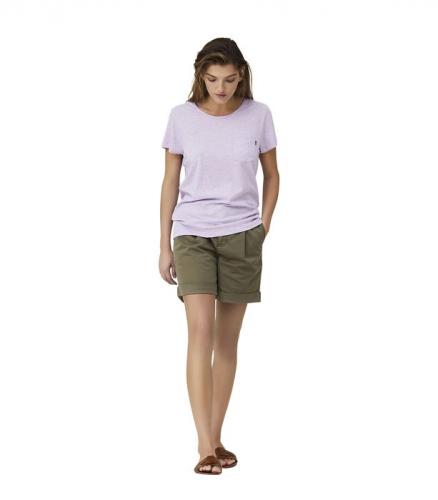 Lexington Ashley Jersey Tee T-Shirt Lavender Melange, Model, Mood