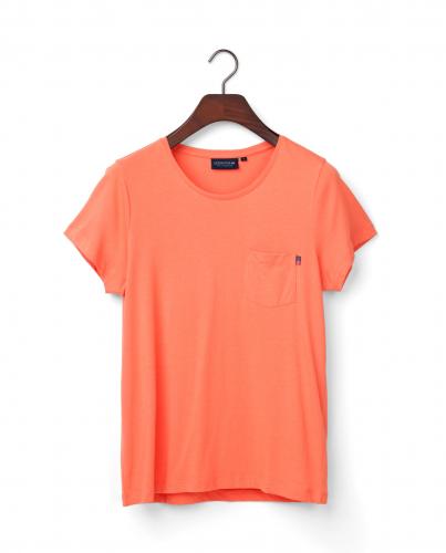 Lexington Cotton Modal Blend Classic Tee Coral