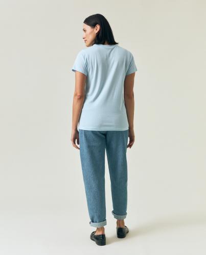 Lexington Cotton Modal Blend Classic Tee Light Blue