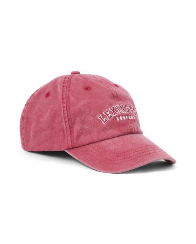Lexington Washed Cotton Logo Cap Burgundy