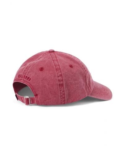 Preview: Lexington Washed Cotton Logo Cap Burgundy