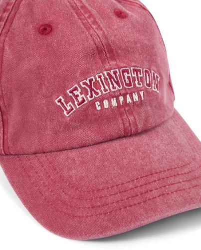 Preview: Lexington Washed Cotton Logo Cap Burgundy