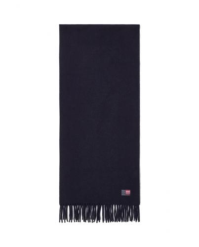 Preview: Lexington Recycled Wool Blend Scarf Dark Blue
