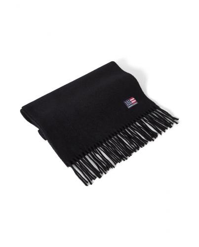Lexington Recycled Wool Blend Scarf Black