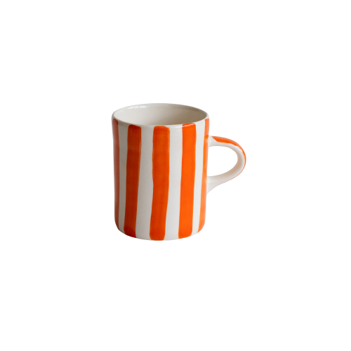 Musango Mugs Candy Strip Tangerine