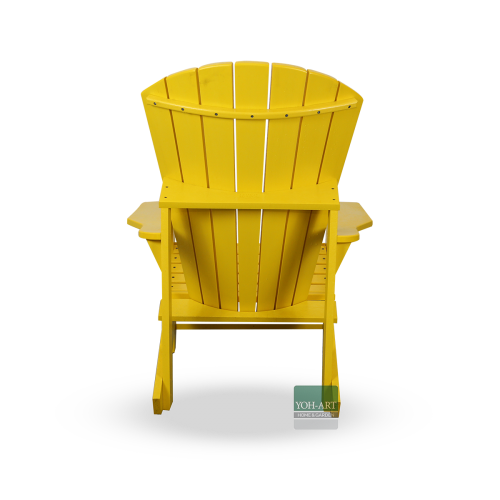 Adirondack Kanadischer Deckchair Muskoka Chair in Regenbogenfarben.