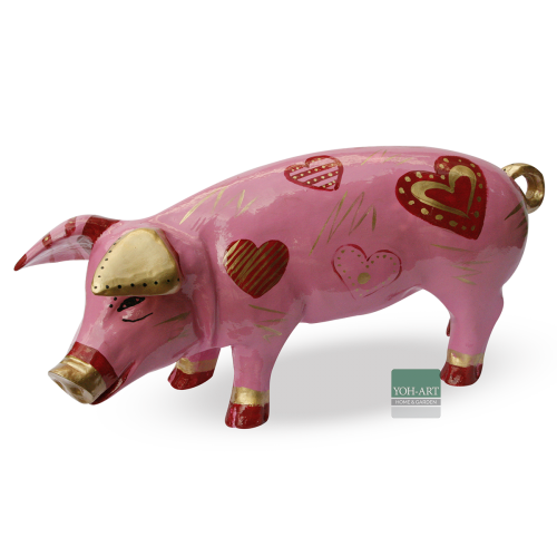 Schweinchen Gartenfigur Pia