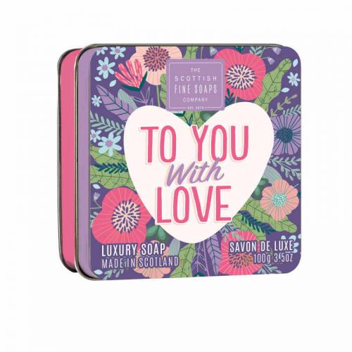 The Scottish Fine Soap Seife - To You With Love Soap in a Tin