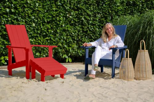Adirondack Chair Coast Set Navy Blue