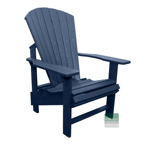 Adirondack Chair Comfort Canadian Deckchair Navy Blue