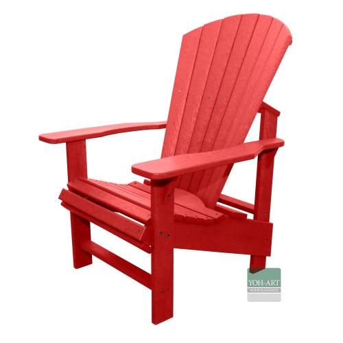 Adirondack Chair Club Kanadischer Deckchair Red