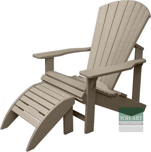 Adirondack Stuhl Classic Kanadischer Relaxsessel Beige