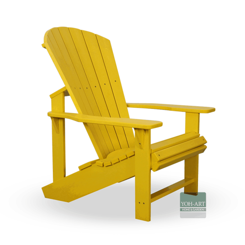 Preview: Adirondack Kanadischer Classic Deckchair Yellow