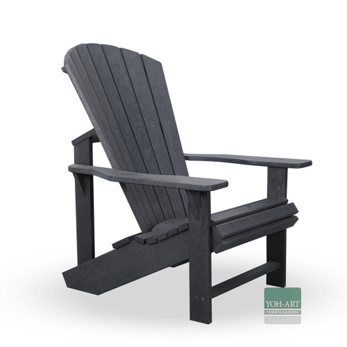 Preview: Adirondack Kanadischer Sessel Deckchair Classic Slate Grey