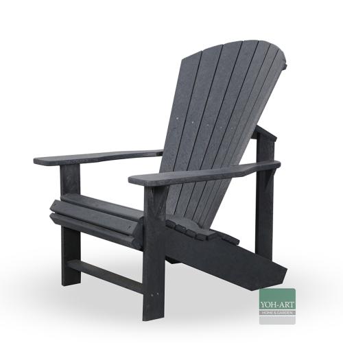 Adirondack Kanadischer Sessel Deckchair Classic Slate Grey