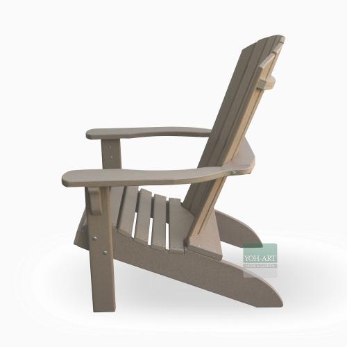 Preview: Adirondack Chair USA Classic Beige, Seite, schick