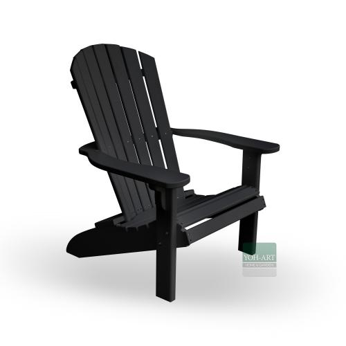 Adirondack Chair USA Classic Black