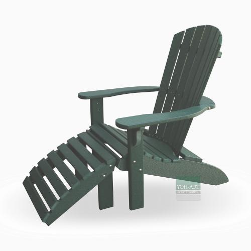 Adirondack Chair USA Classic Green, Fussteil