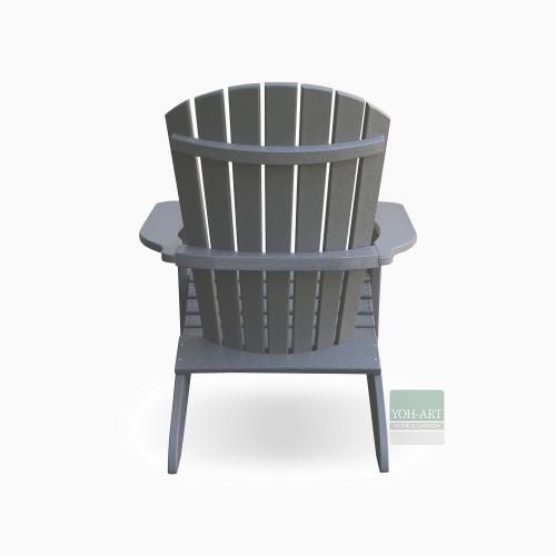 Adirondack Chair USA Classic Dark Gray, Rueckseite