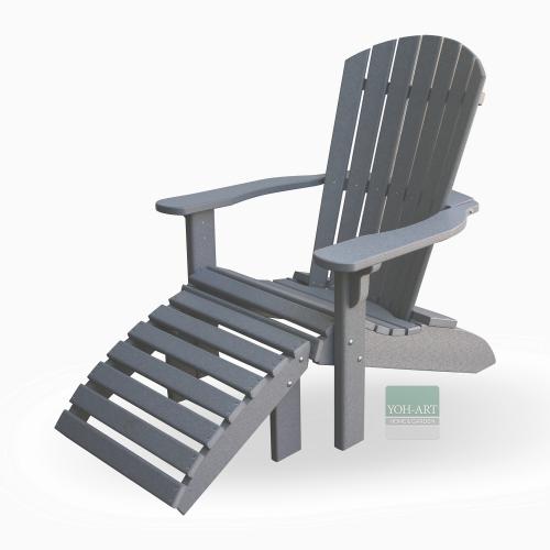 Adirondack Chair USA Classic Dark Gray, modern, Trend
