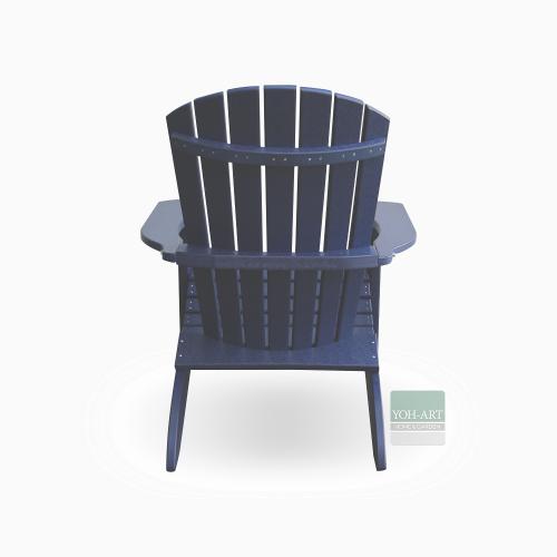 Adirondack Chair USA Classic Patriot Blue, Rueckseite