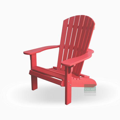 Adirondack Chair USA rot seitlich links