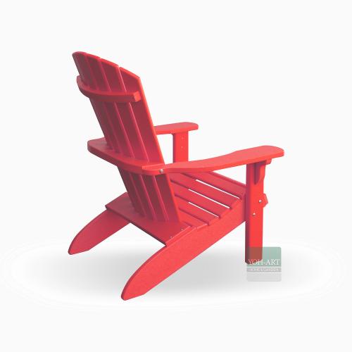 Adirondack Chair USA rot seitlich hinten rechts