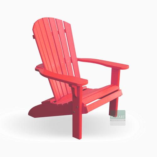 Adirondack Chair USA rot seitlich rechts