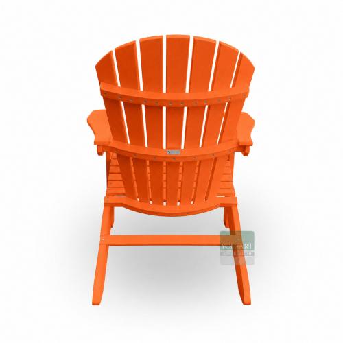 Ergonomischer Adirondack Chair USA Classic Relax Orange – komfortabler Outdoor-Sessel für Garten, Terrasse und Poolbereich.
