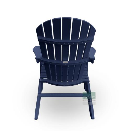 Adirondack Chair USA Classic Relax Patriot Blue Rückansicht – wetterfester Adirondack Gartenstuhl