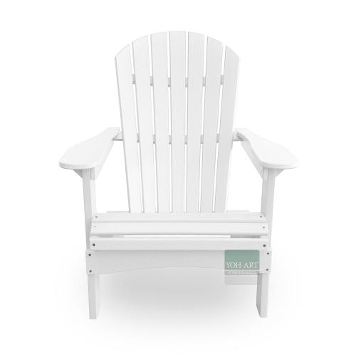 Adirondack Chair USA Classic Relax White Vorderansicht – bequemer Adirondack Chair für Garten und Terrasse
