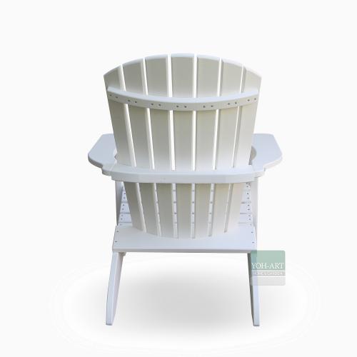 Adirondack Chair USA Classic White, Rueckseite