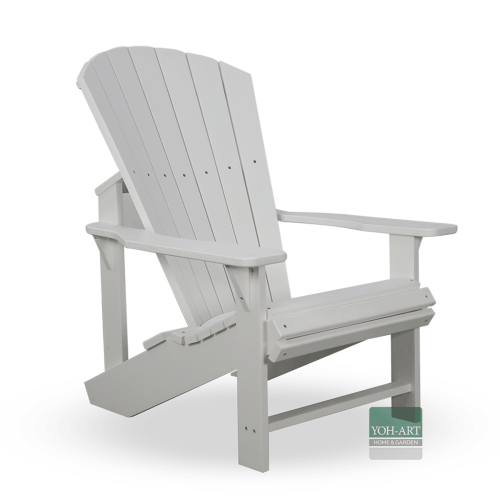 Adirondack Chair Classic Kanadischer Deckchair White