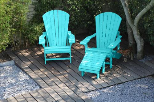 Adirondack Stuhl Classic Kanadischer Deckchair Türkis
