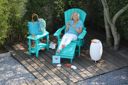 Adirondack Stuhl Classic Kanadischer Deckchair Türkis