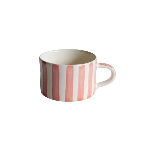 Musango Mugs Candy Strip Rose