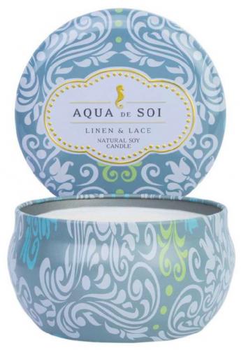 Sojaduftkerze Aqua de Soi Linen & Lace