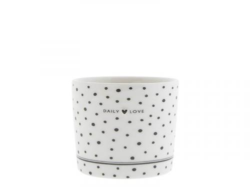 Bastion Collection Becher Daily Love in grey , schick, schoen, herzlich