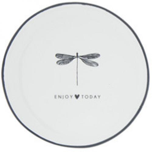 Bastion Collection Teebeutel-Teller Enjoy Today in schwarz