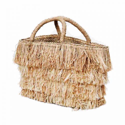 The Raffia Bahamas Basket - Natural, Einkaufen, Dekoration