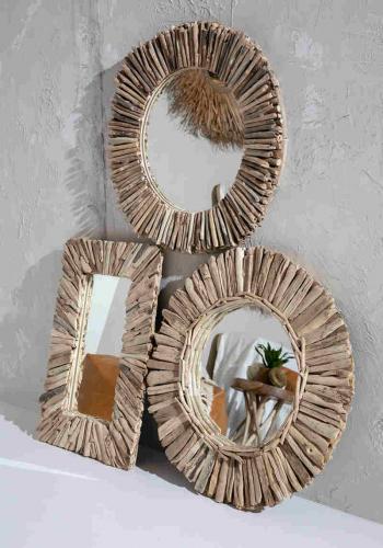 The Driftwood Halo Mirror - Natural - M, Mood, stylisch