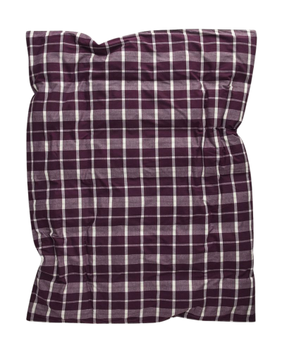 Gant Home Flannel Einzelbettdeckenbezug Deep Plum