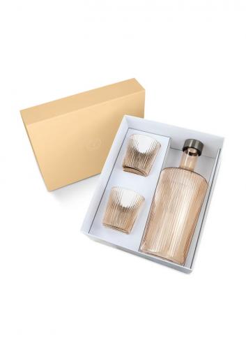 Paveau Glasflasche Trinkglas Bells Geschenkset