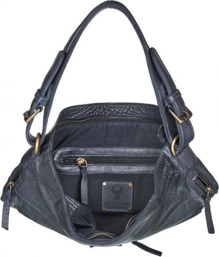 Bull & Hunt Tasche Paula black, Innentaschen, gefuettert, wunderschoen