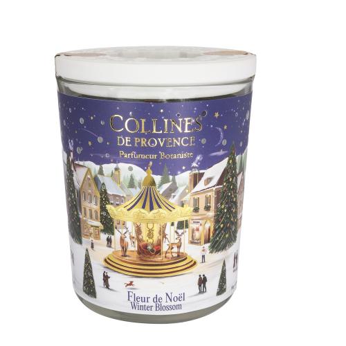 Collines de Provence Kerze, Collines de Provence Duftkerze, Kerze Winterblüte, Duftkerze Winterblüte, Winterduft Kerze, Blütenduft Kerze, Kerze 180 g, große Duftkerze, Provence Duftkerze, französische Duftkerze, Raumduft Kerze, Duftkerze Winter