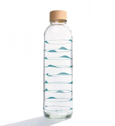 Carry Bottle Trinkflasche Ocean Waves