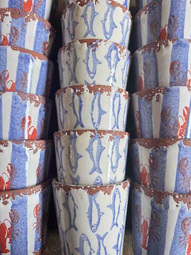 Preview: Citronella Outdoor Duftkerze Pez Azul Brisa Marina stapel 